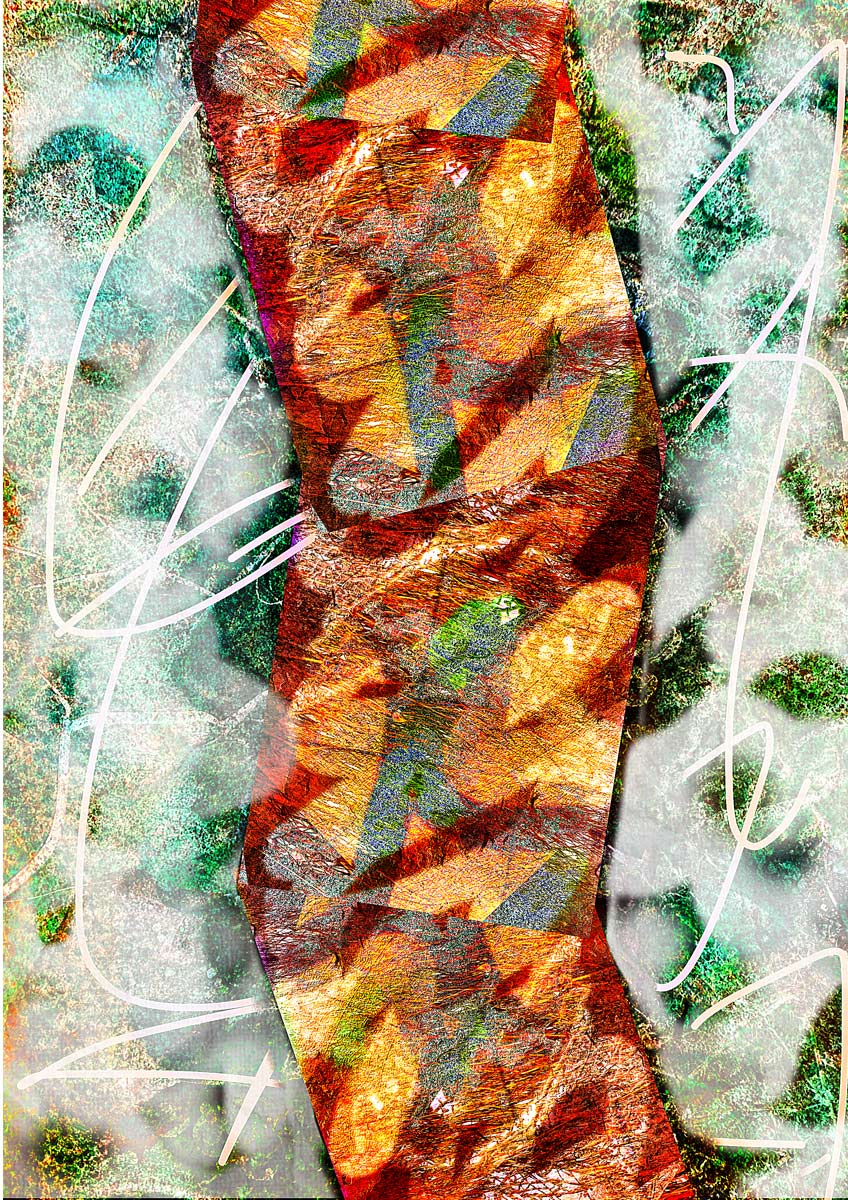 Laria - Unique Digital Abstract Photo Assemblage Paintings